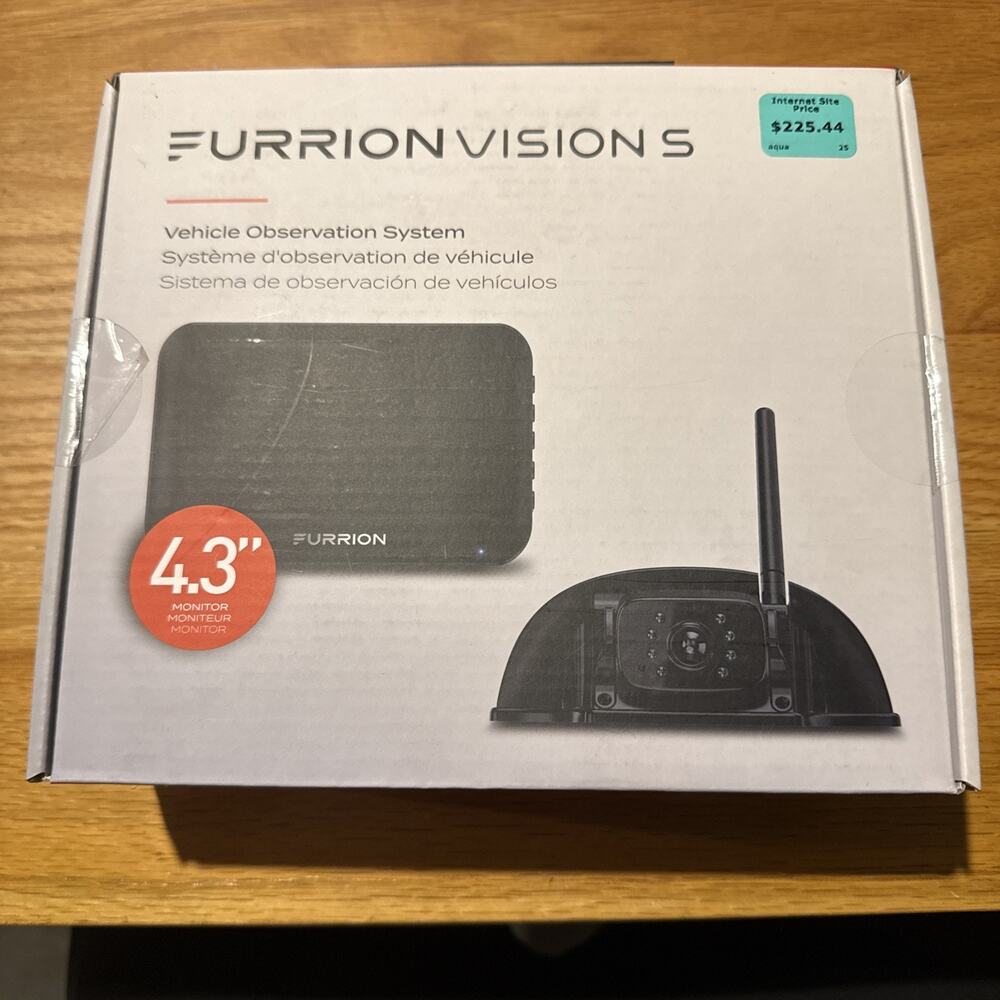 Furrion Vision S, Vehicle Observation System, 4.3" Monitor, FOS43TASF NIB